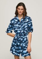 rochie scurtă de camuflaj burnet femei Pepe Jeans multi 6Z0R46173 - imagine 2
