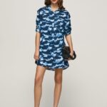 rochie scurtă de camuflaj burnet femei Pepe Jeans multi 6Z0R46173