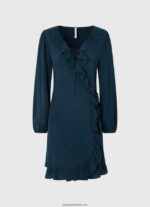 rochie scurtă înfășurată esha femei Pepe Jeans dulwich 6Z0R46158 - imagine 5