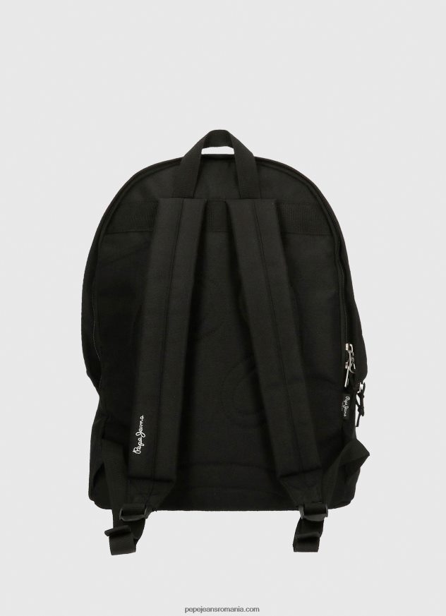 rucsac de performanță aris cu fermoar dublu femei Pepe Jeans negru 6Z0R46752 - imagine 3