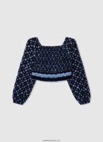 salma cropped fit top fată Pepe Jeans multi 6Z0R461429 - imagine 2