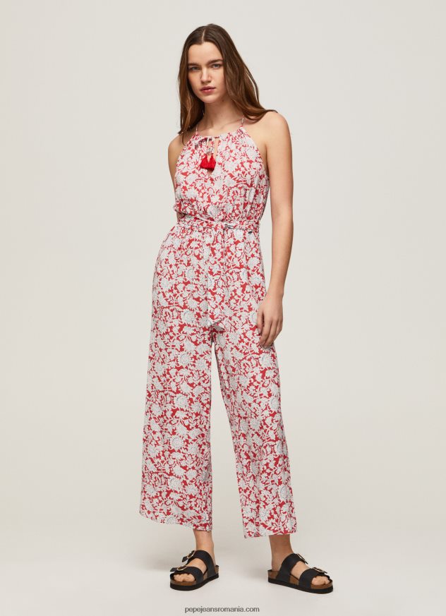 salopetă lungă cu imprimeu floral femei Pepe Jeans multi 6Z0R46169 - imagine 2