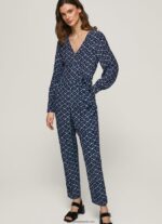 salopeta lunga cu imprimeu geometric femei Pepe Jeans multi 6Z0R46199 - imagine 2