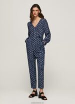 salopeta lunga cu imprimeu geometric femei Pepe Jeans multi 6Z0R46199