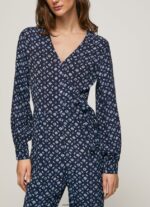 salopeta lunga cu imprimeu geometric femei Pepe Jeans multi 6Z0R46199 - imagine 3