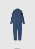 salopetă lungă din denim de bumbac fată Pepe Jeans denim 6Z0R461363 - imagine 2