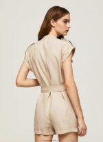 salopeta scurta cu centura femei Pepe Jeans piatră 6Z0R46176 - imagine 4