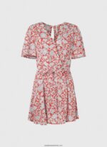 salopetă scurtă cu imprimeu floral femei Pepe Jeans multi 6Z0R46168 - imagine 5