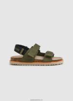 sandale anatomice berlin sambata băiat Pepe Jeans verde kaki 6Z0R461551