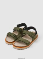 sandale anatomice berlin sambata băiat Pepe Jeans verde kaki 6Z0R461551 - imagine 3