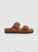 sandale anatomice oban femei Pepe Jeans bronzat 6Z0R46654