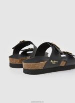 sandale anatomice oban femei Pepe Jeans negru 6Z0R46653 - imagine 4