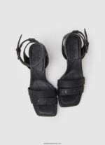 sandale bloc altea young femei Pepe Jeans negru 6Z0R46641 - imagine 2