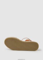 sandale cu pană din material kate femei Pepe Jeans aproape alb 6Z0R46678 - imagine 5