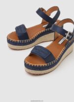 sandale cu pană marca witney femei Pepe Jeans marina 6Z0R46650 - imagine 3