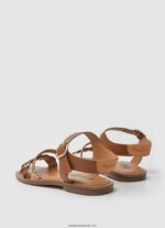sandale din piele împletită irma fată Pepe Jeans bronzat 6Z0R461337 - imagine 4