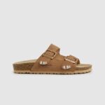sandale din piele oban etnic femei Pepe Jeans tutun 6Z0R46673