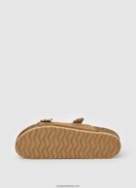 sandale din piele oban etnic femei Pepe Jeans tutun 6Z0R46673 - imagine 5