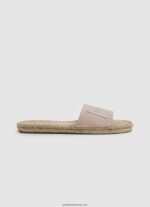 sandale din piele siva berry femei Pepe Jeans nud 6Z0R46681