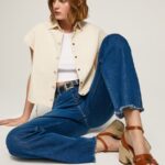 sandale din piele taffy day femei Pepe Jeans bronzat 6Z0R46645