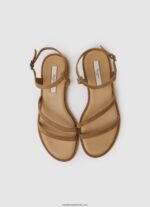 sandale plate hayes folk din piele intoarsa femei Pepe Jeans ascunde 6Z0R46668 - imagine 2
