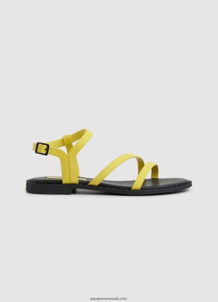 sandale plate hayes juice femei Pepe Jeans lămâie 6Z0R46664