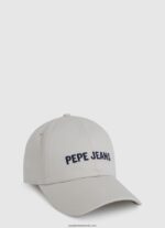șapcă de bază cu logo brodat băiat Pepe Jeans alb 6Z0R461709