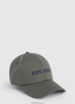 șapcă de bază cu logo brodat băiat Pepe Jeans alb 6Z0R461709 - imagine 3