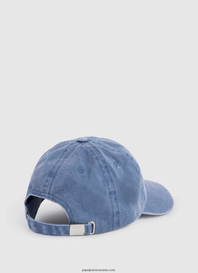 șapcă de bază cu logo brodat femei Pepe Jeans denim 6Z0R46778 - imagine 2