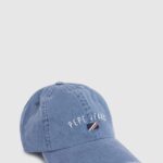șapcă de bază cu logo brodat femei Pepe Jeans denim 6Z0R46778