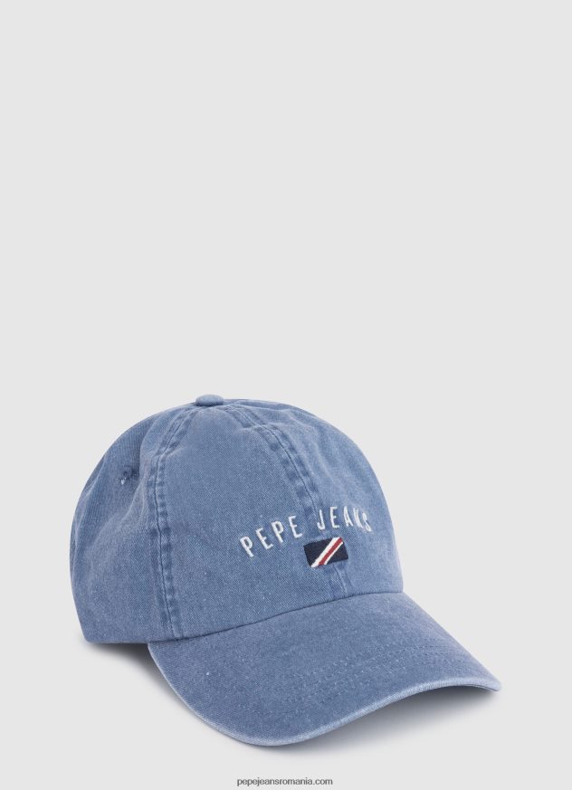 șapcă de bază cu logo brodat femei Pepe Jeans denim 6Z0R46778 - imagine 1