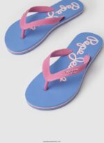 șlapi Bay Beach femei Pepe Jeans roz aprins 6Z0R46707 - imagine 3