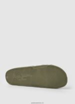 șlapi de plajă cu imprimeu glisor bărbați Pepe Jeans verde kaki 6Z0R461282 - imagine 5