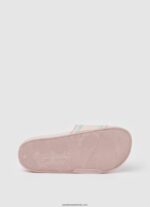 șlapi de plajă cu logo slider fată Pepe Jeans roz deschis 6Z0R461347 - imagine 5