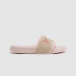 șlapi de plajă din tricot glisor femei Pepe Jeans roz deschis 6Z0R46693