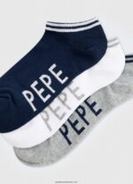șosete sandi pachet de 3 femei Pepe Jeans multi 6Z0R46547 - imagine 2