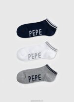 șosete sandi pachet de 3 femei Pepe Jeans multi 6Z0R46547 - imagine 4