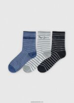 șosete tess pachet de 3 femei Pepe Jeans multi 6Z0R46559 - imagine 2