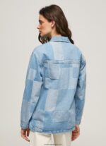 supracămașă din denim cu potrivire normală femei Pepe Jeans denim 6Z0R46352 - imagine 3