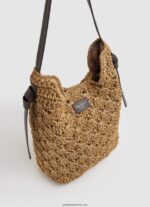 toc din paie țesute femei Pepe Jeans caramel 6Z0R46717 - imagine 2