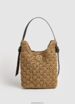 toc din paie țesute femei Pepe Jeans caramel 6Z0R46717