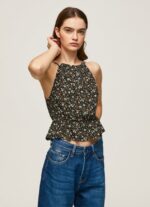 top cu imprimeu floral femei Pepe Jeans multi 6Z0R46366 - imagine 3