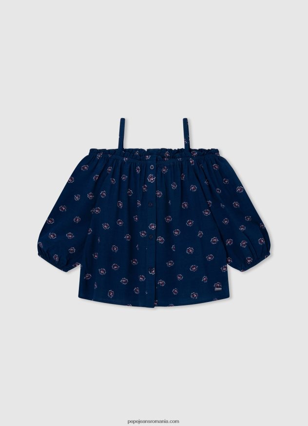 top cu imprimeu floral siara fată Pepe Jeans multi 6Z0R461422 - imagine 1