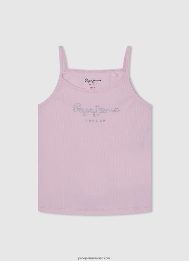 top_cu_logo_imprimat_fata_pepe_jeans_roz_moale_6z0r461430.jpg top cu logo imprimat fată Pepe Jeans roz moale 6Z0R461430 - imagine 1