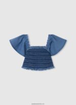 top sia din denim fată Pepe Jeans dafin 6Z0R461446