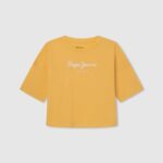 tricou boxy cu imprimeu cu logo fată Pepe Jeans strălucire 6Z0R461479