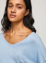 Tricou cu decolteu în V femei Pepe Jeans dafin 6Z0R46249 - imagine 3
