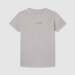 tricou cu imprimeu cu logo băiat Pepe Jeans fildeş 6Z0R461626