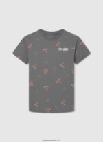 tricou cu imprimeu cu logo băiat Pepe Jeans jarman 6Z0R461641 - imagine 4