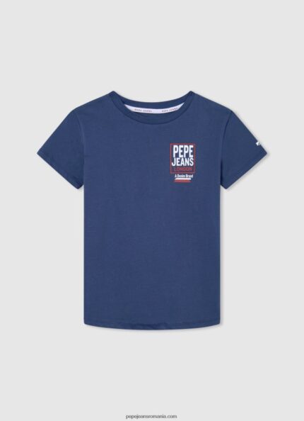 tricou cu imprimeu cu logo băiat Pepe Jeans jarman 6Z0R461641